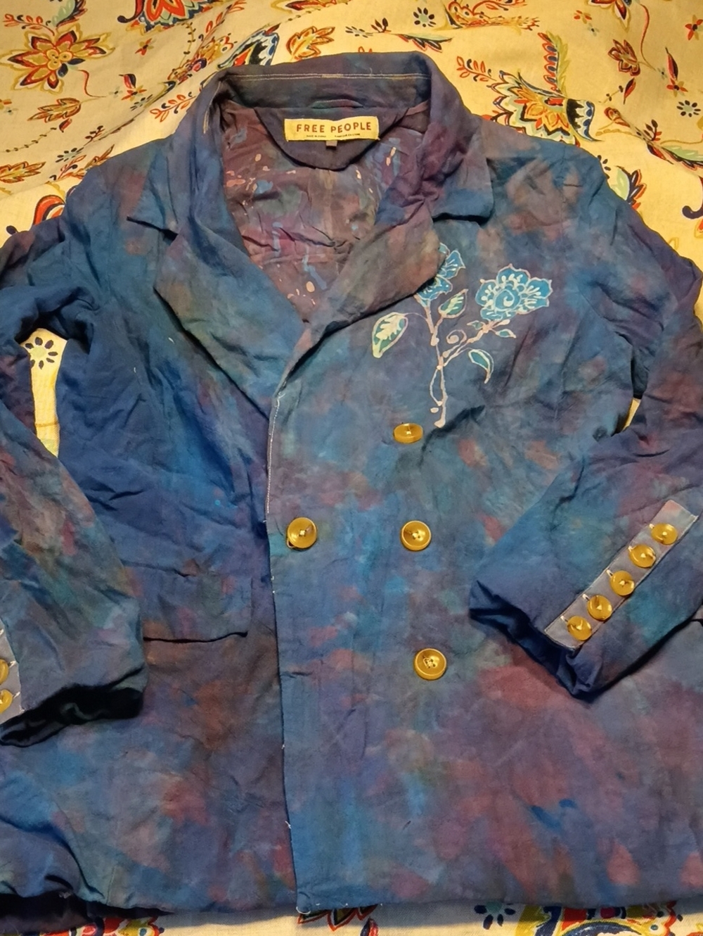 Free People HTF Rare Large Jacket Vintage
